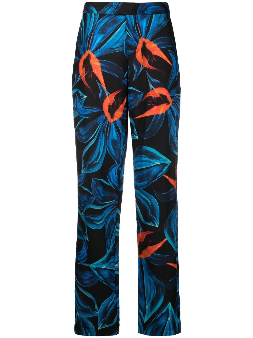 Louisa Ballou Cruise graphic-print trousers - Black von Louisa Ballou