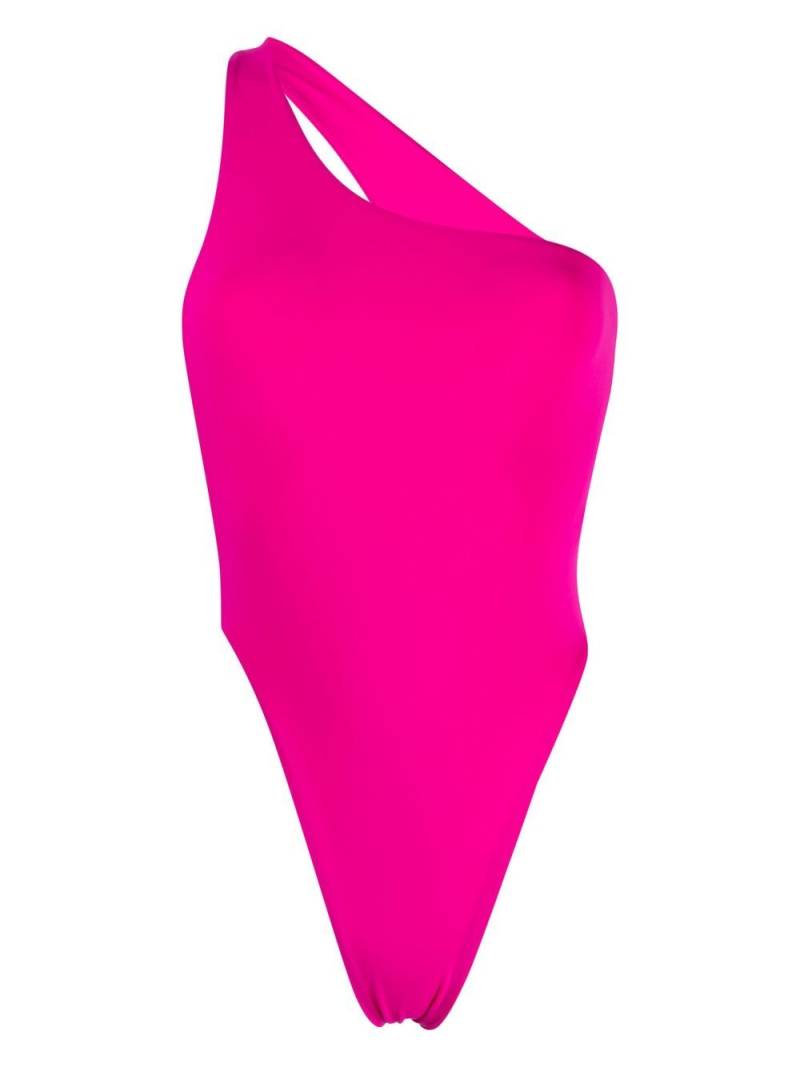 Louisa Ballou one-shoulder swimsuit - Pink von Louisa Ballou