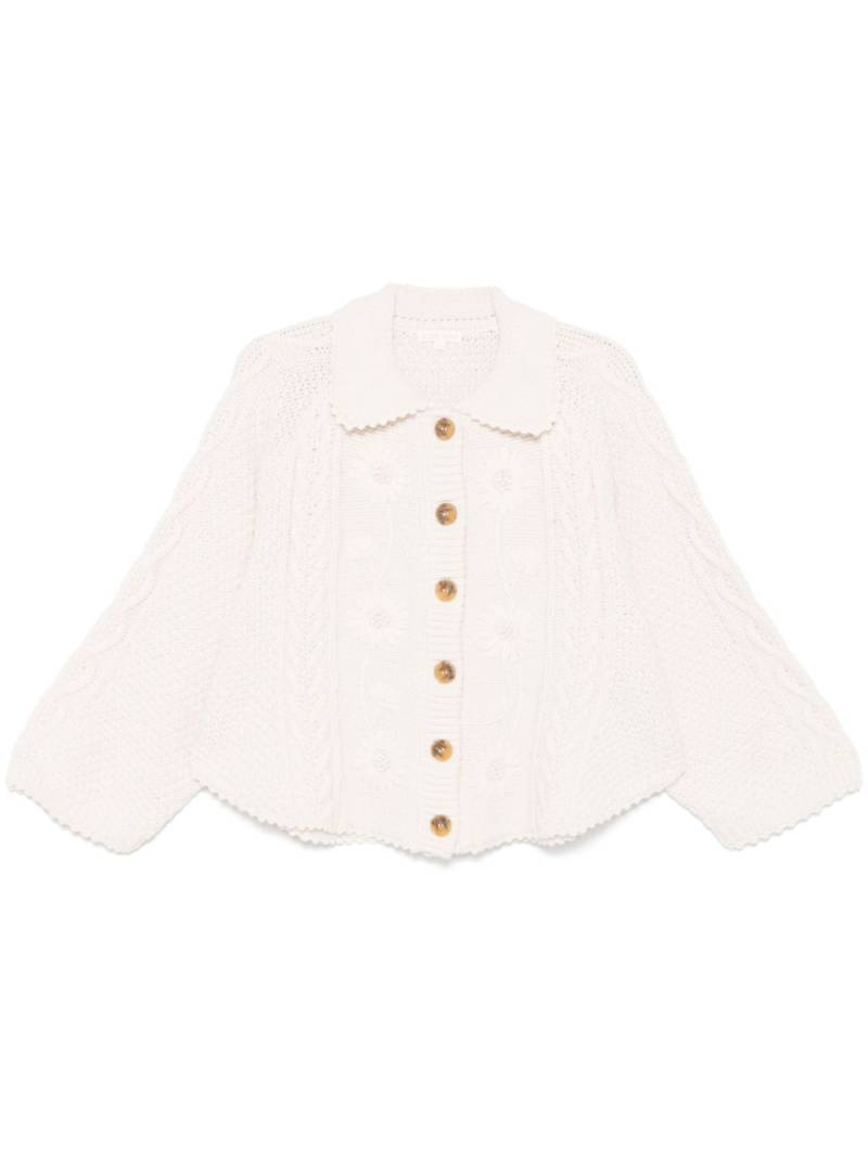 Louise Misha Khellane cardigan - Neutrals von Louise Misha