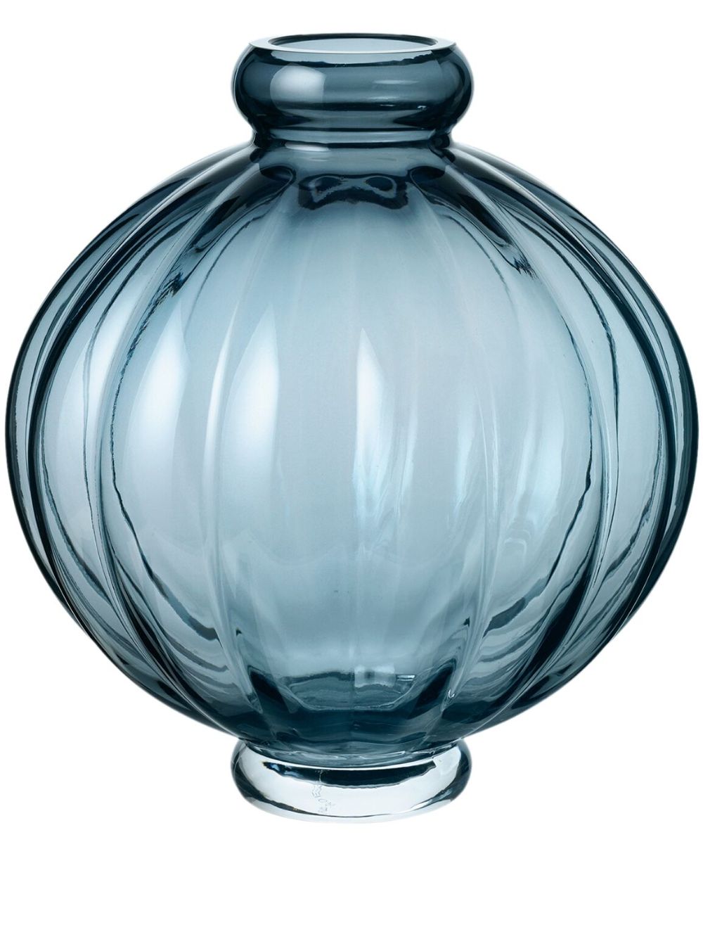 Louise Roe Balloon 01 glass vase (25cm) - Blue von Louise Roe