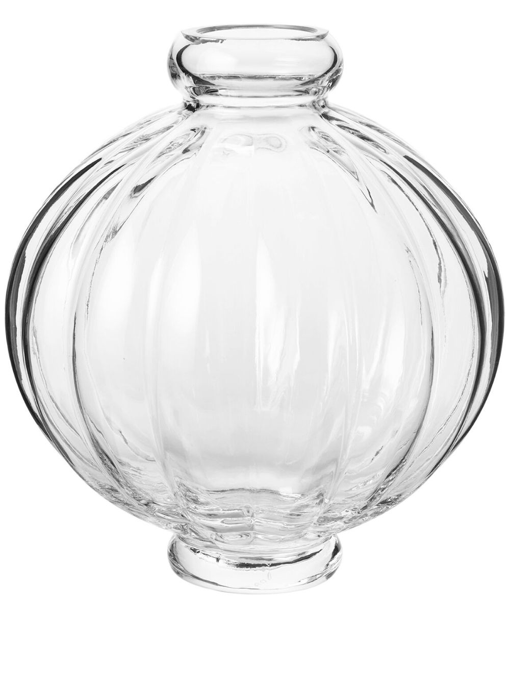 Louise Roe Balloon 01 glass vase - White von Louise Roe