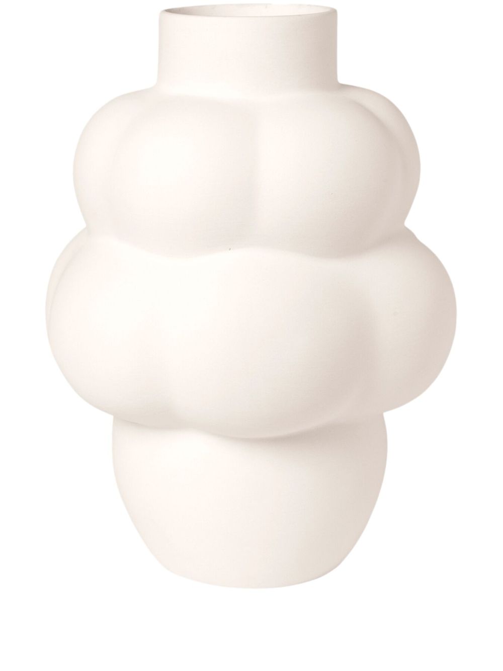 Louise Roe Balloon 04 ceramic petit vase (22cm) - White von Louise Roe