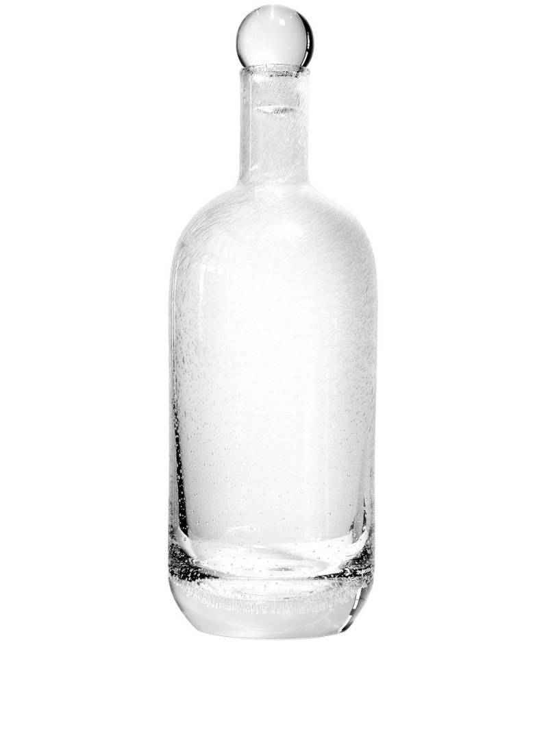 Louise Roe Bubble glass tall carafe (12cm) - White von Louise Roe