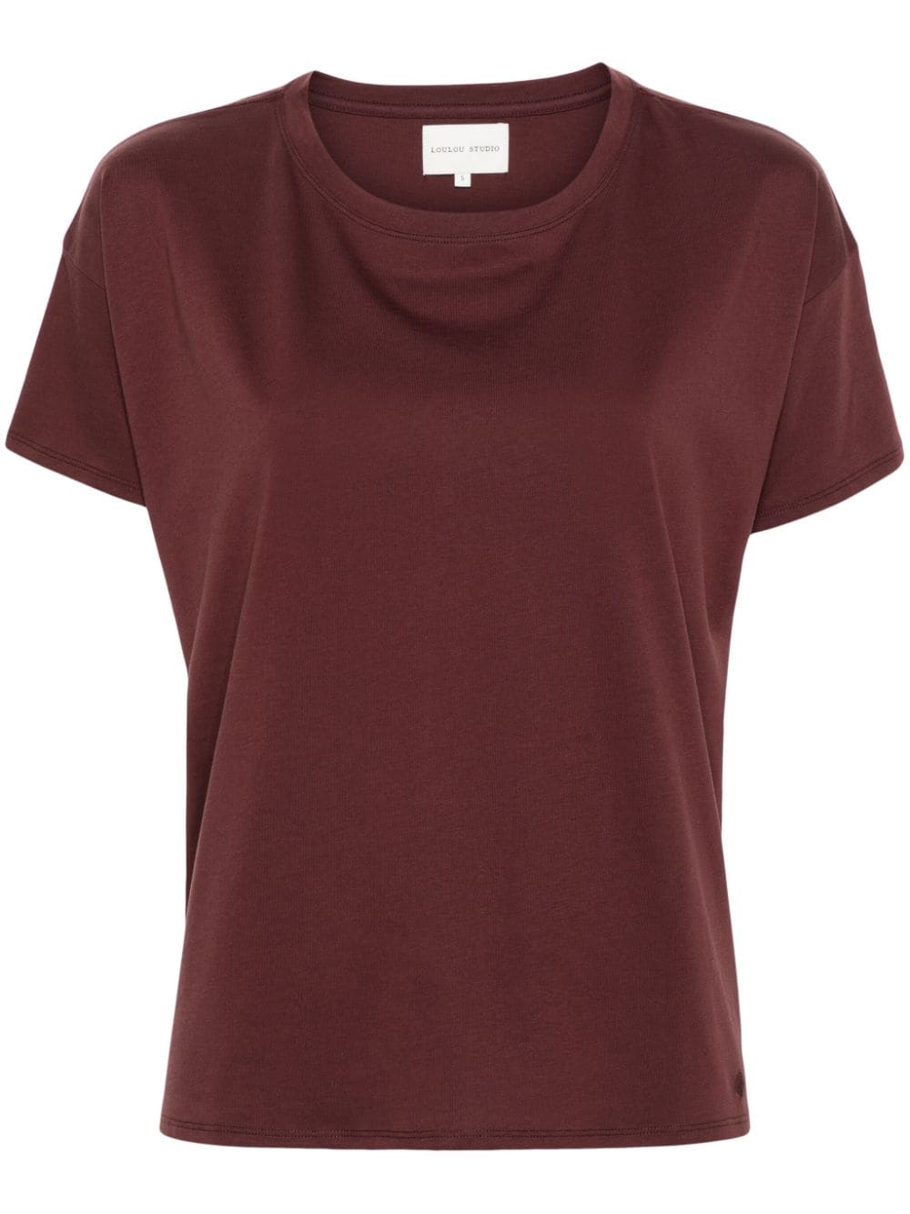 Loulou Studio Basiluzzo cotton T-shirt - Red von Loulou Studio