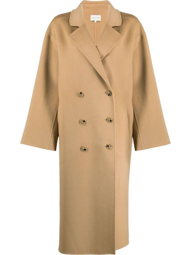 Loulou Studio Borneo double-breasted coat - Neutrals von Loulou Studio