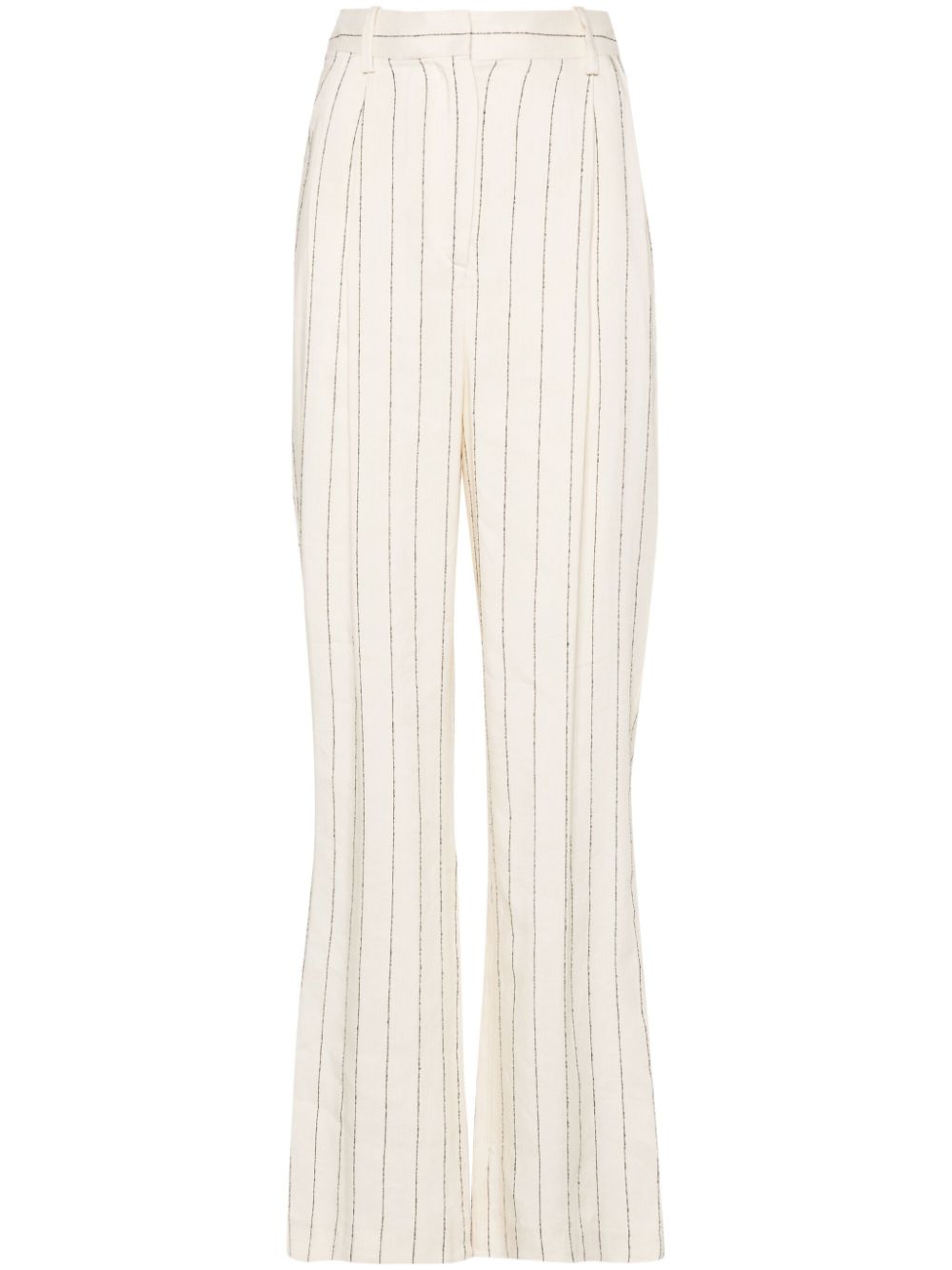 Loulou Studio Enyo pleat-detail trousers - White von Loulou Studio