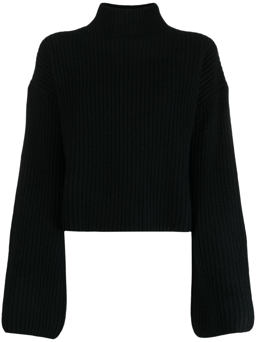 Loulou Studio Faro ribbed-knit cashmere jumper - Black von Loulou Studio