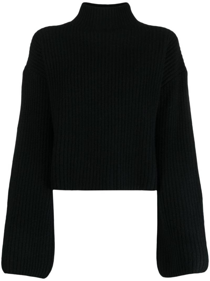 Loulou Studio Faro ribbed-knit cashmere jumper - Black von Loulou Studio