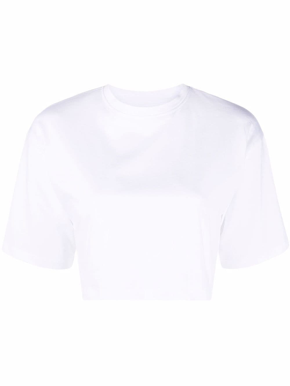 Loulou Studio GUPO cropped short-sleeve T-shirt - White von Loulou Studio