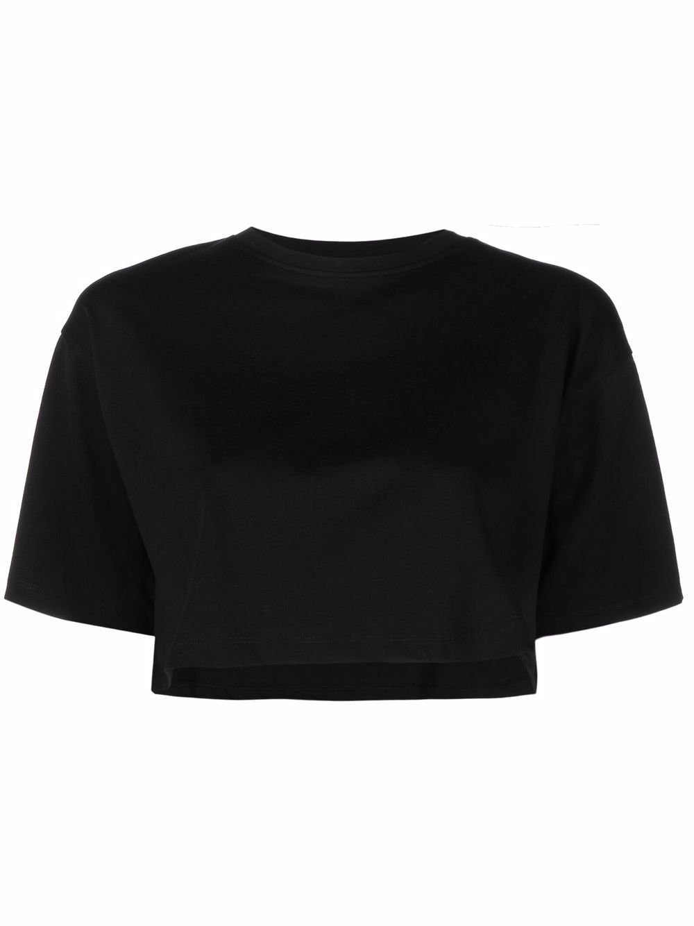 Loulou Studio Gupo short-sleeve cropped T-shirt - Black von Loulou Studio