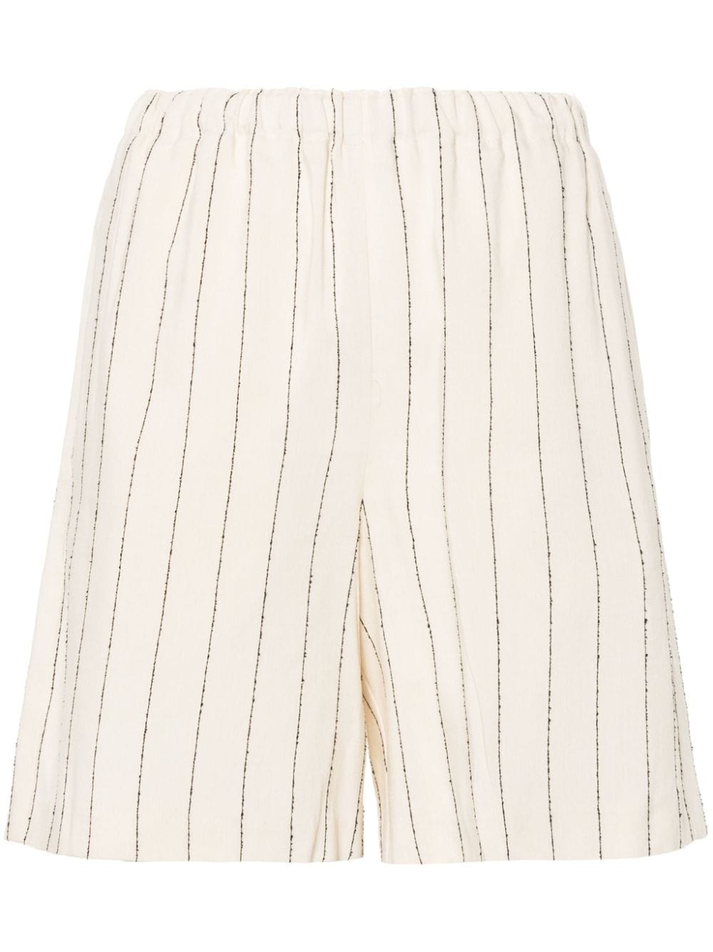 Loulou Studio Hada striped shorts - Neutrals von Loulou Studio