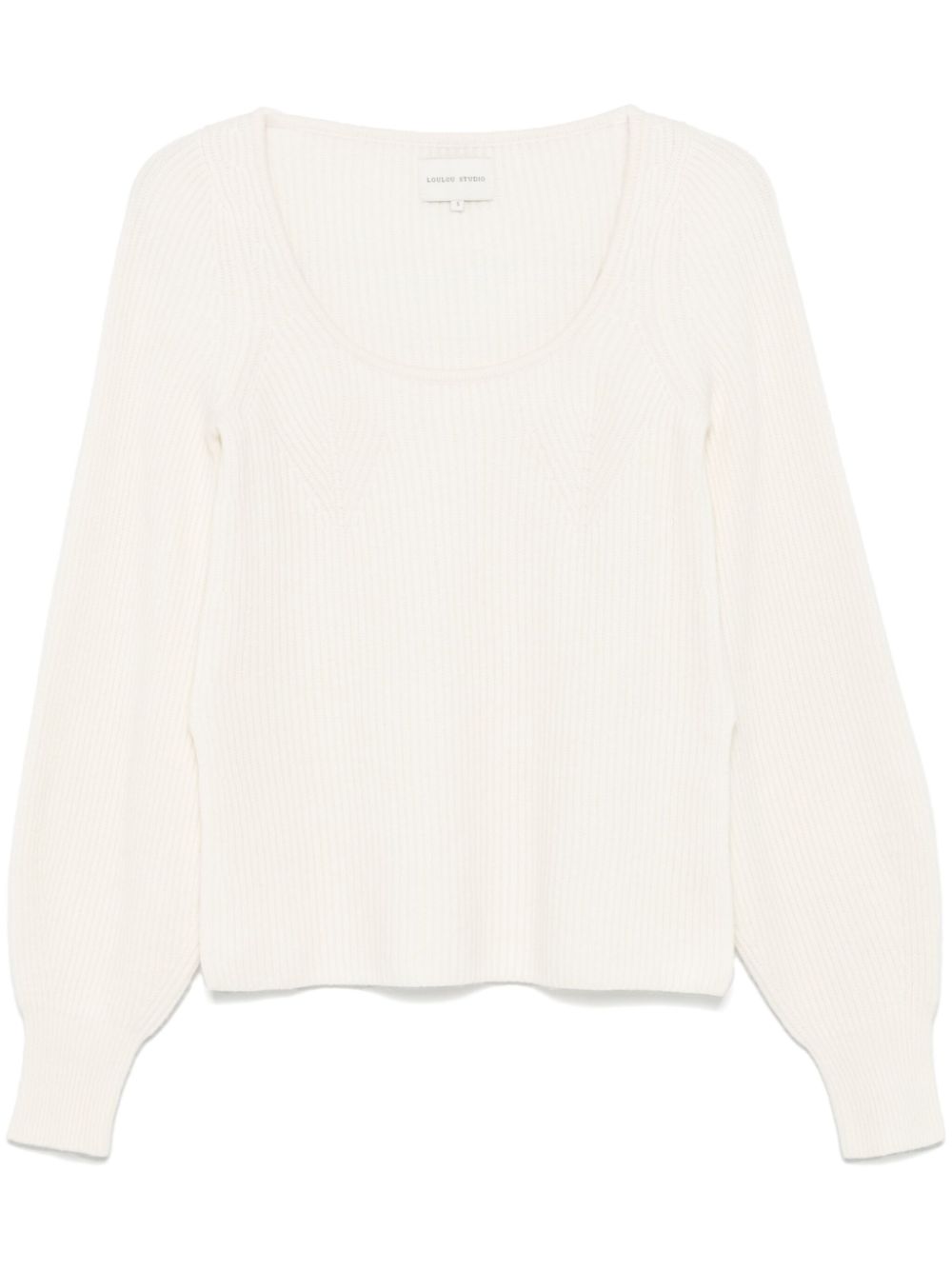 Loulou Studio Hermus sweater - White von Loulou Studio