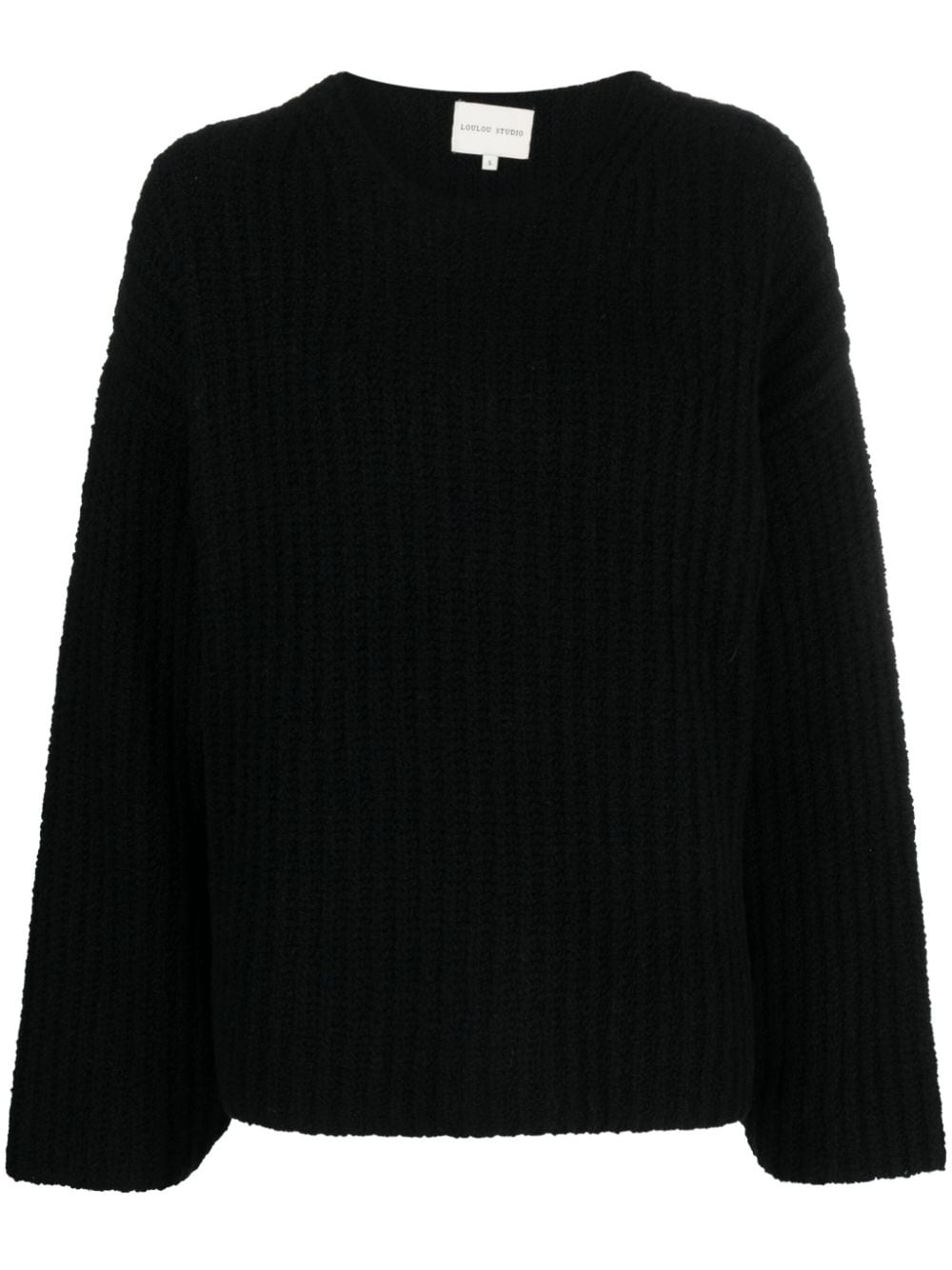 Loulou Studio Lola ribbed-knit jumper - Black von Loulou Studio