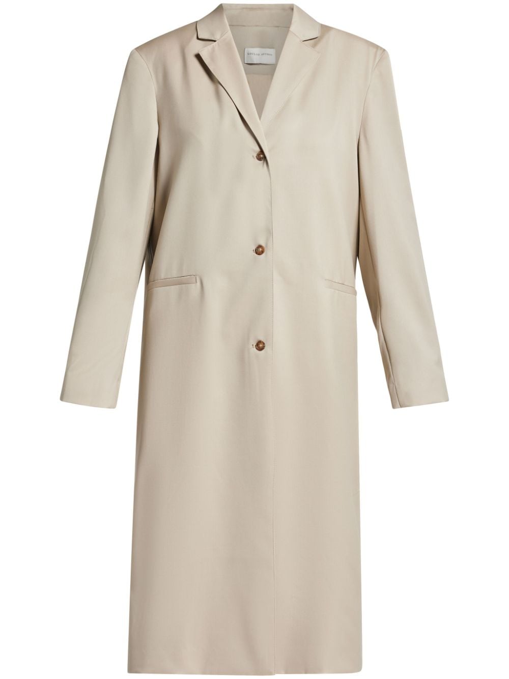 Loulou Studio Tido virgin wool coat - Neutrals von Loulou Studio