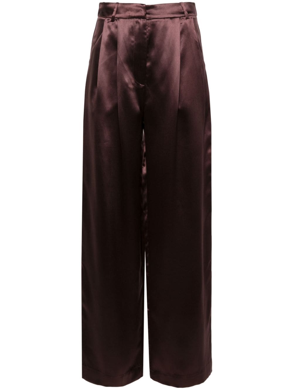 Loulou Studio Vione silk-blend trousers - Purple von Loulou Studio