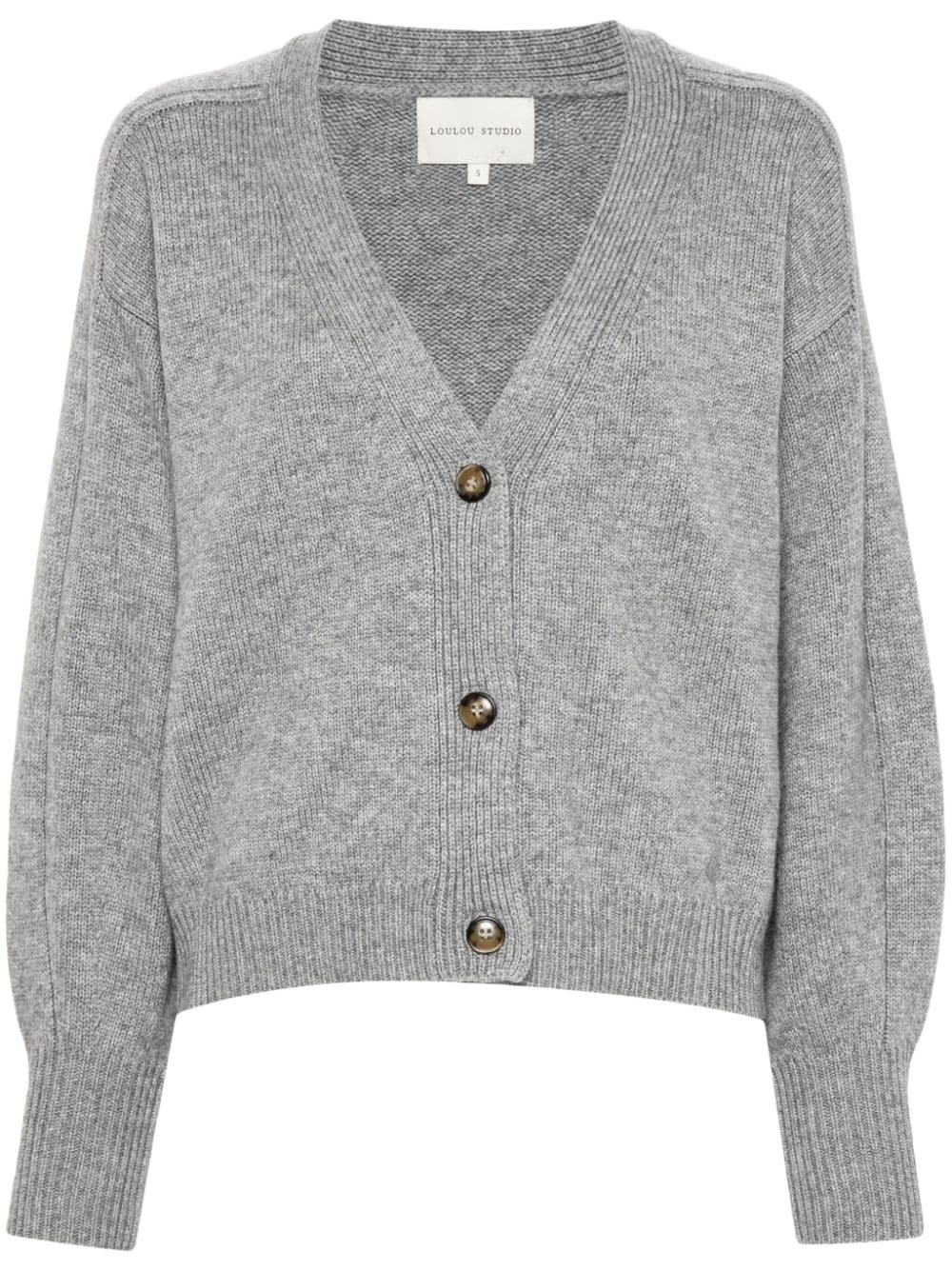 Loulou Studio Zanzibar cardigan - Grey von Loulou Studio