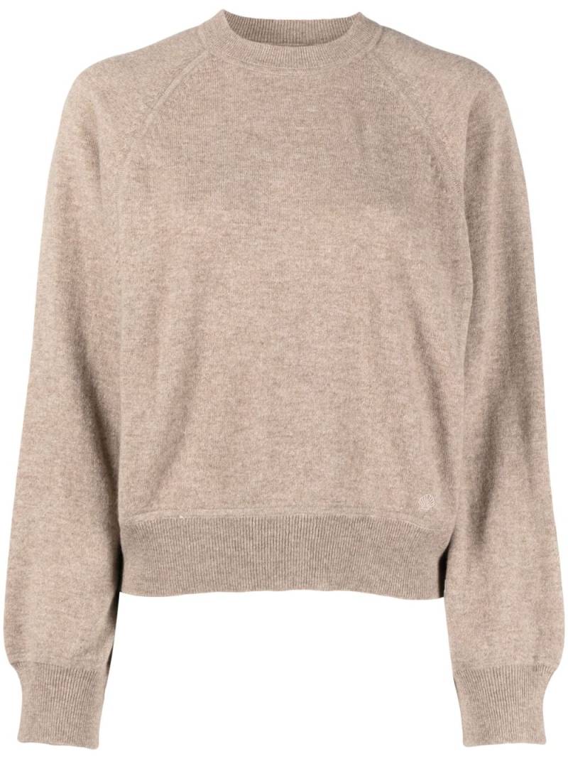 Loulou Studio crew-neck cashmere jumper - Neutrals von Loulou Studio