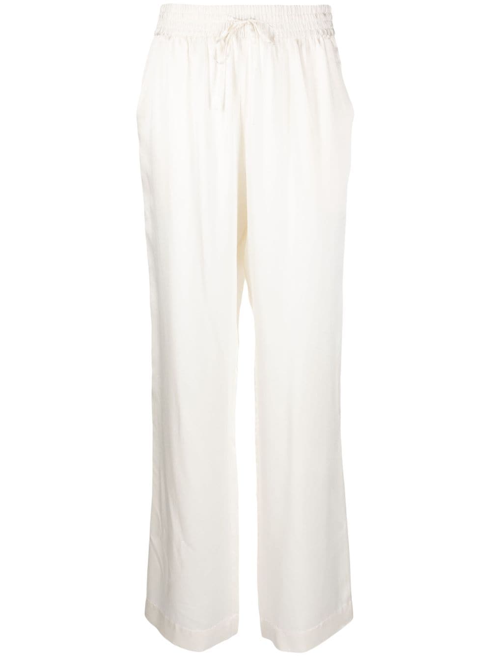 Loulou Studio high-waisted silk pants - Neutrals von Loulou Studio