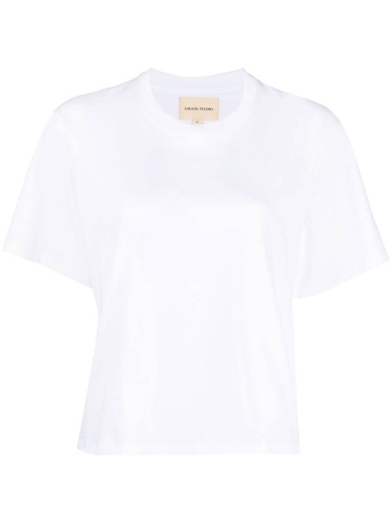 Loulou Studio relaxed short-sleeve T-shirt - White von Loulou Studio