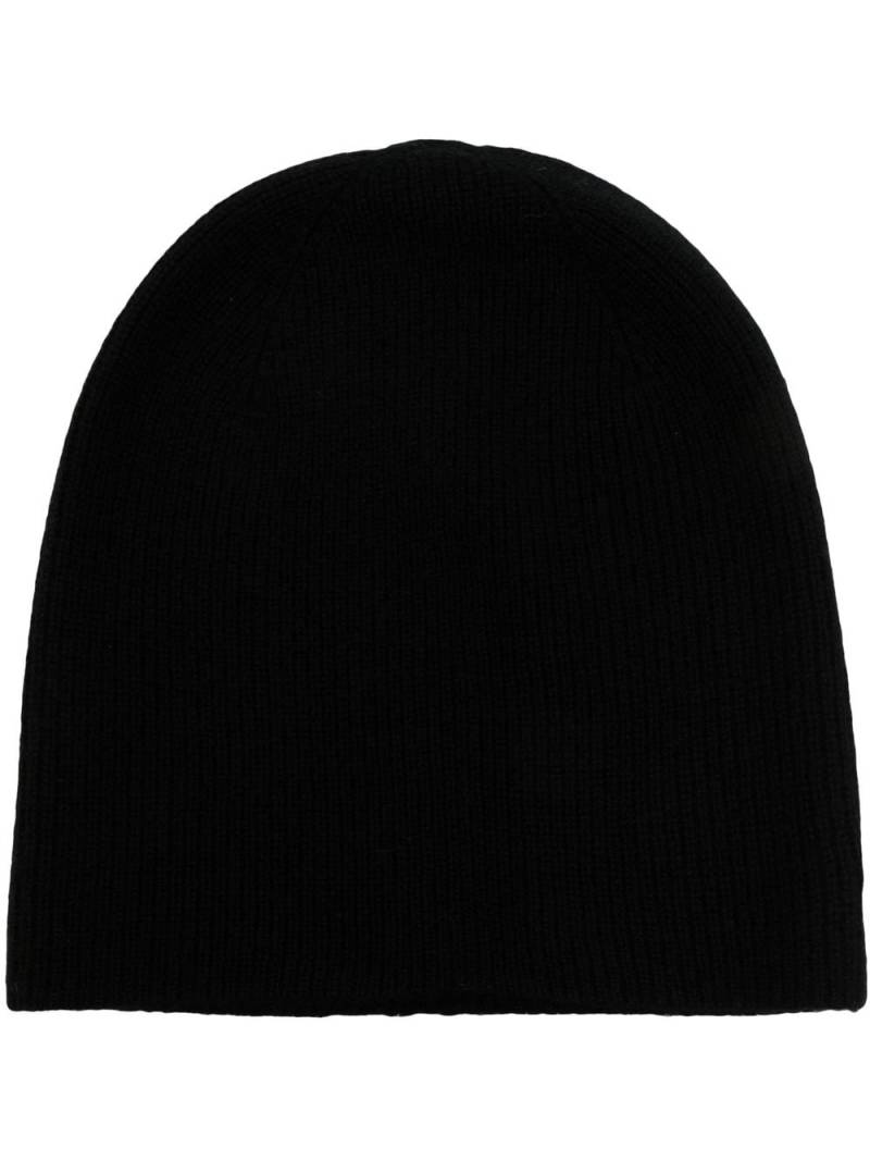 Loulou Studio ribbed cashmere beanie - Black von Loulou Studio