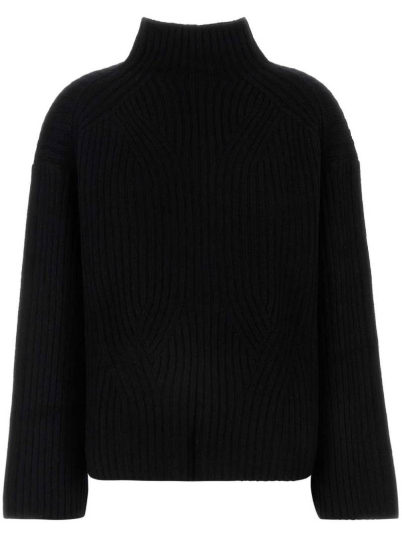 Loulou Studio ribbed-knit jumper - Black von Loulou Studio