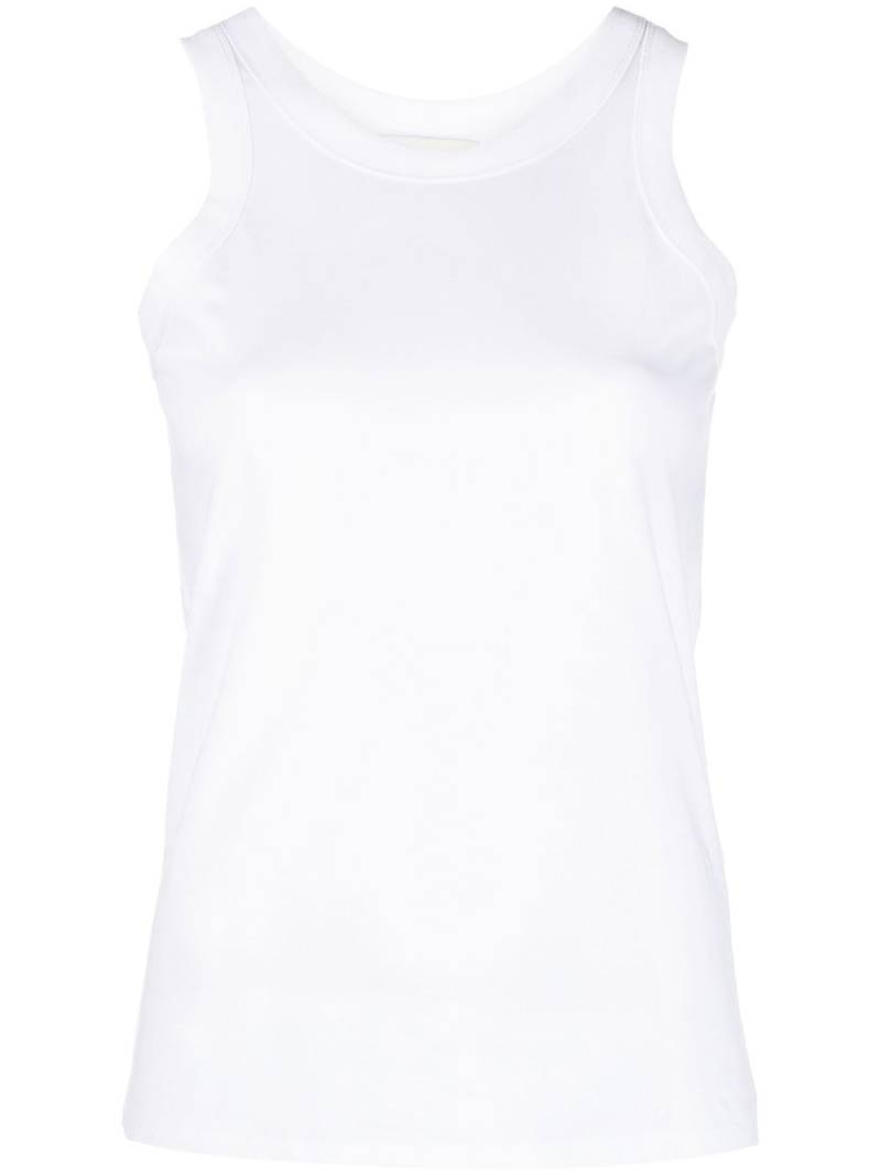 Loulou Studio round-neck cotton tank top - White von Loulou Studio