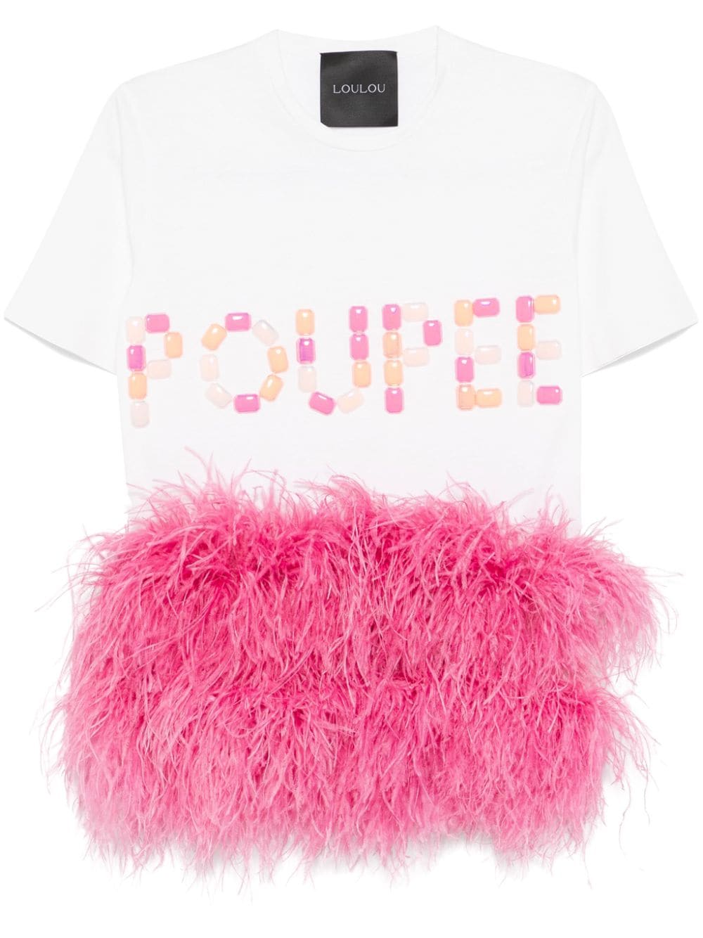 Loulou crystal-embellished T-shirt - White von Loulou