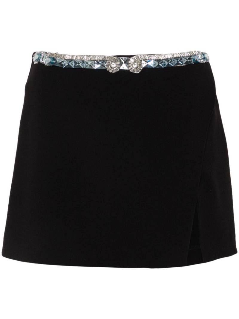 Loulou crystal-embellished skirt - Black von Loulou