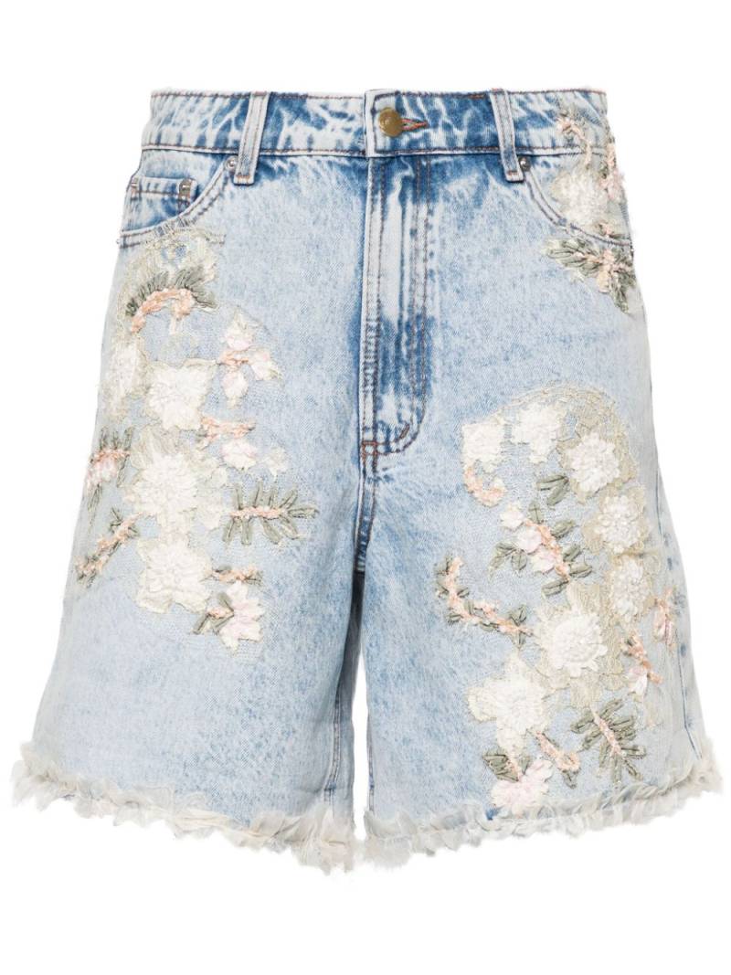 Loulou high-rise denim shorts - Blue von Loulou