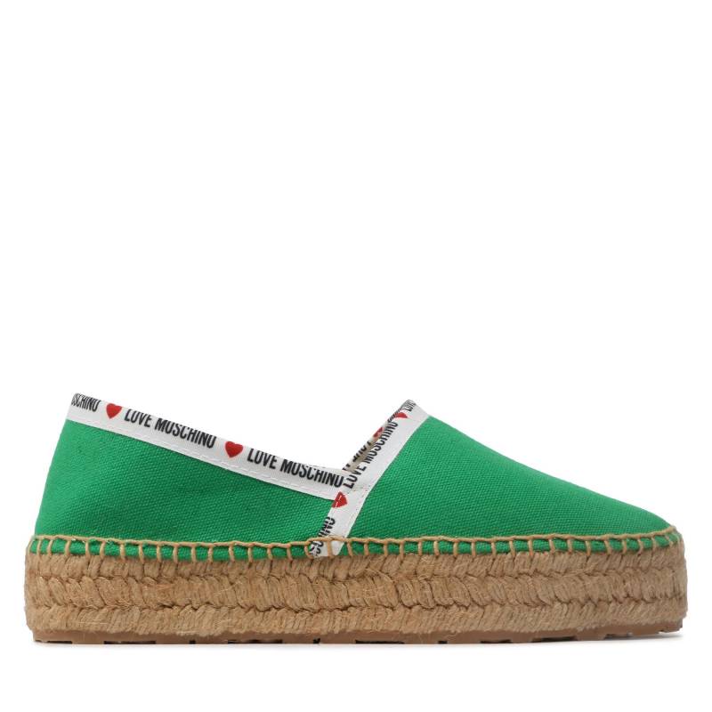 Espadrilles LOVE MOSCHINO JA10323G1GJH0850 Grün von Love Moschino