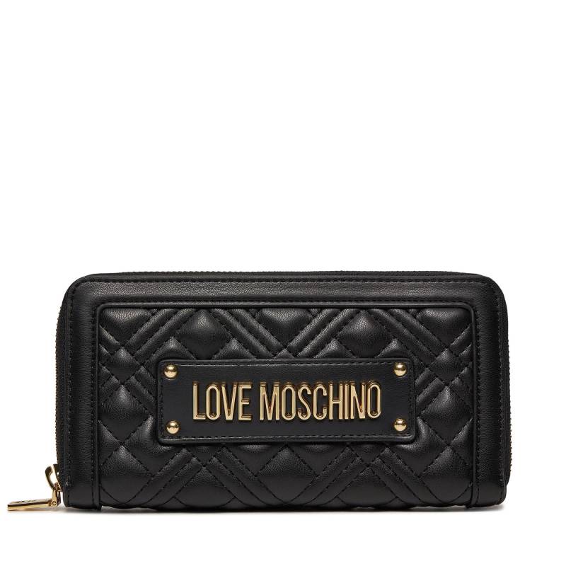 Große Damen Geldbörse LOVE MOSCHINO JC5600PP0ILA0000 Schwarz von Love Moschino