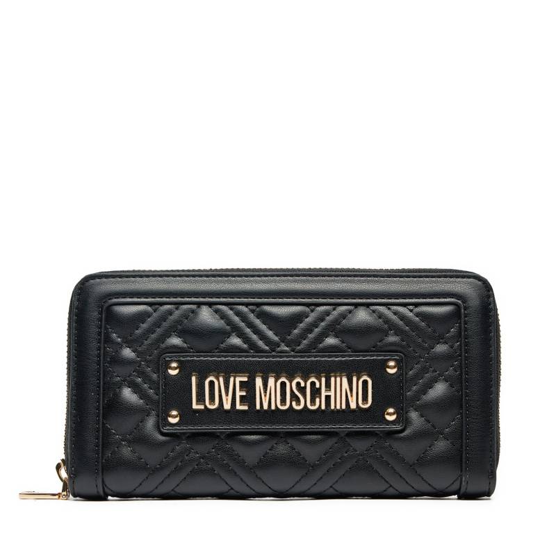 Große Damen Geldbörse LOVE MOSCHINO JC5600PP1LLA0000 Schwarz von Love Moschino