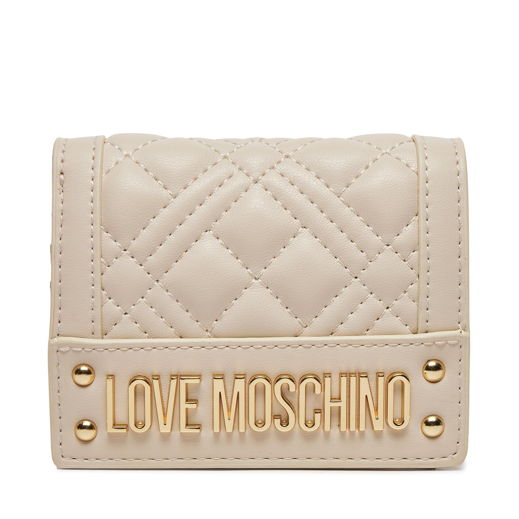 Große Damen Geldbörse LOVE MOSCHINO JC5601PP0ILA0110 Beige von Love Moschino