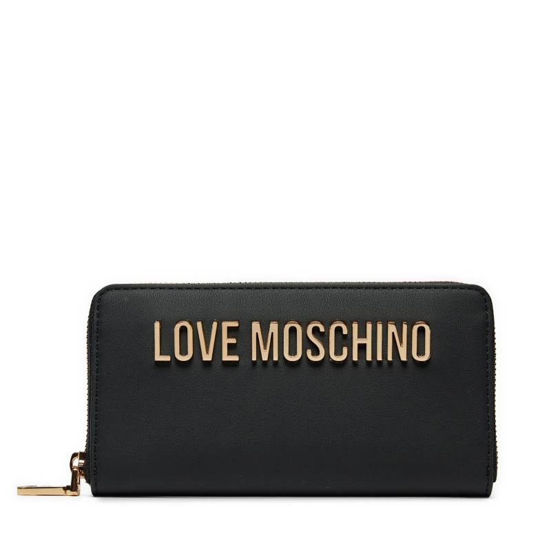 Große Damen Geldbörse LOVE MOSCHINO JC5611PP1LKD0000 Schwarz von Love Moschino