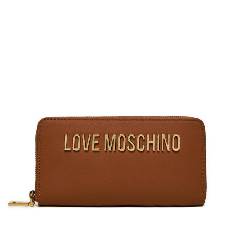 Große Damen Geldbörse LOVE MOSCHINO JC5611PP1LKD0208 Braun von Love Moschino