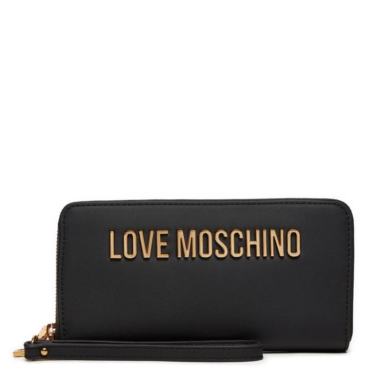 Große Damen Geldbörse LOVE MOSCHINO JC5620PP1LKD0000 Schwarz von Love Moschino