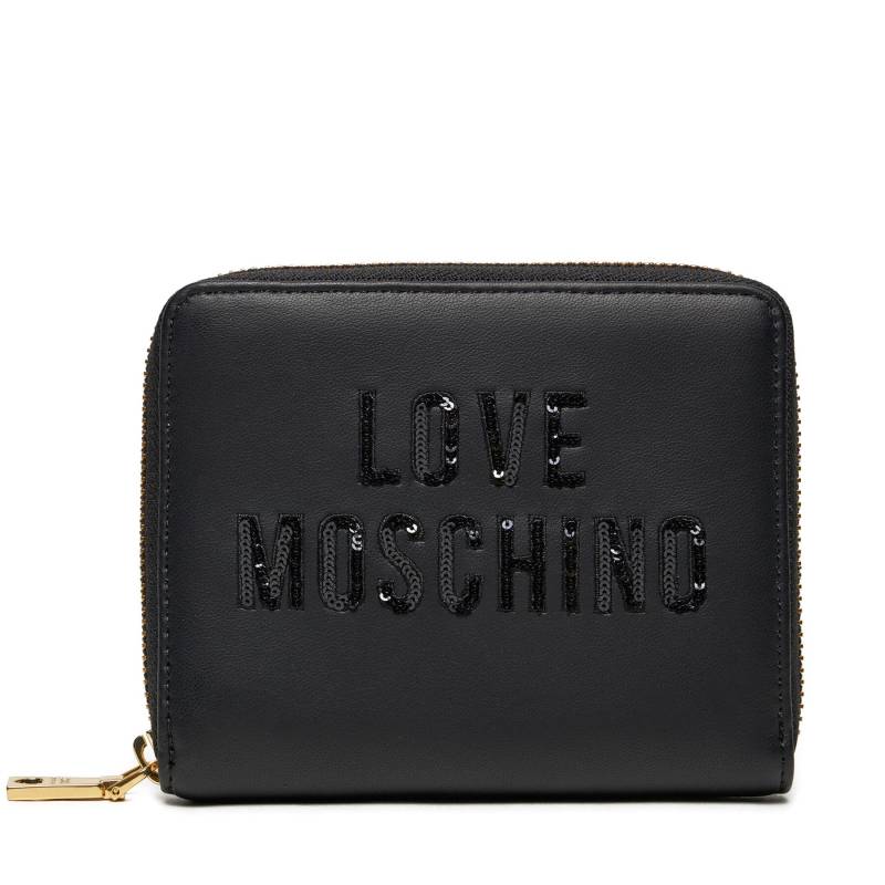 Große Damen Geldbörse LOVE MOSCHINO JC5635PP0IKK0000 Schwarz von Love Moschino