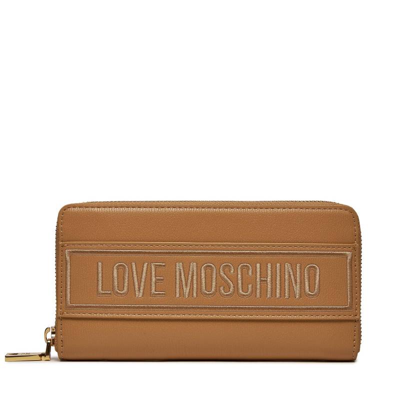 Große Damen Geldbörse LOVE MOSCHINO JC5640PP0IKG122A Braun von Love Moschino