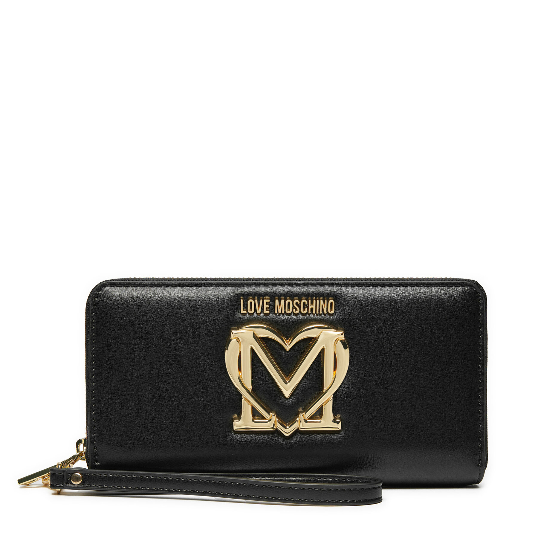 Große Damen Geldbörse LOVE MOSCHINO JC5712PP0LKC0000 Schwarz von Love Moschino