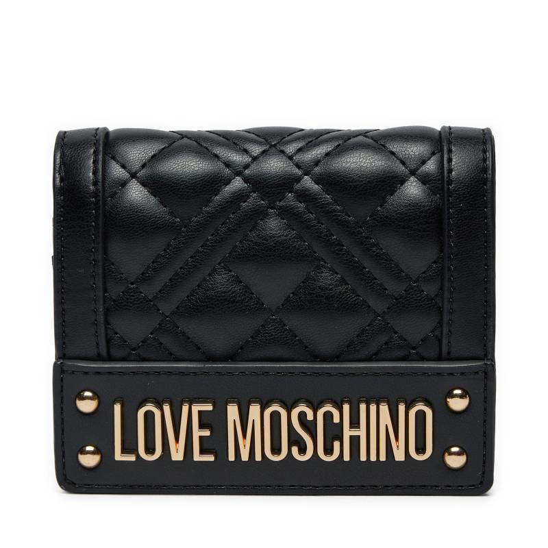 Kleine Damen Geldbörse LOVE MOSCHINO JC5601PP1LLA0000 Schwarz von Love Moschino