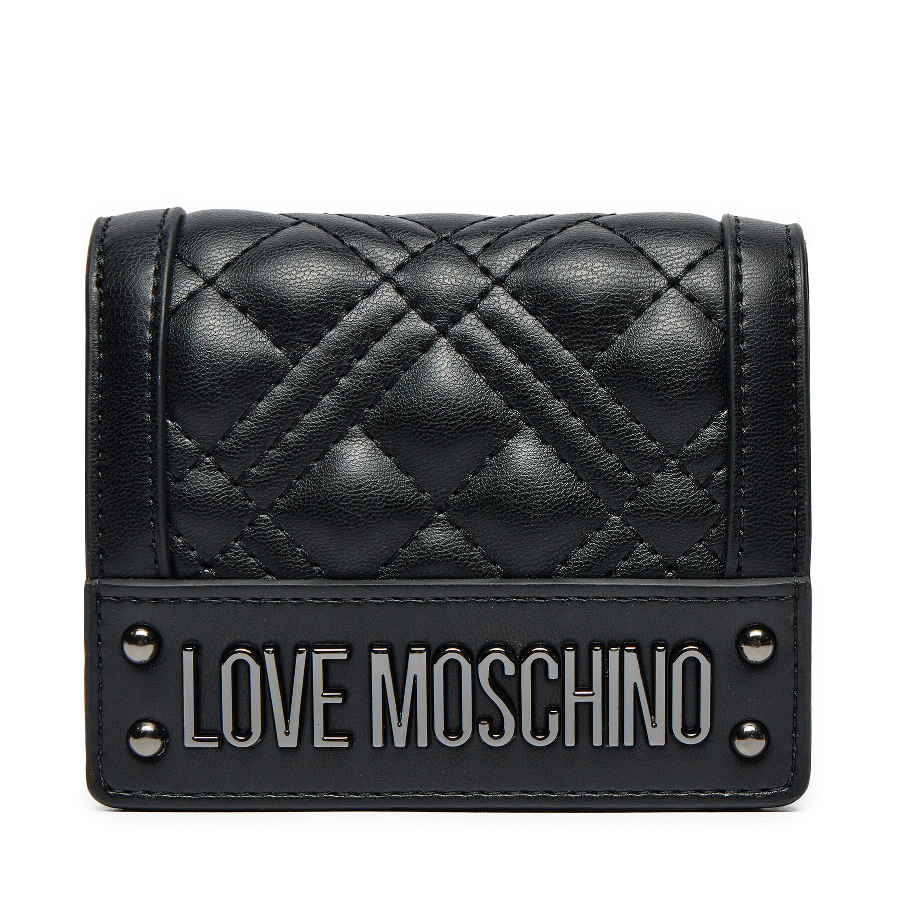 Kleine Damen Geldbörse LOVE MOSCHINO JC5601PP1LLA000A Schwarz von Love Moschino