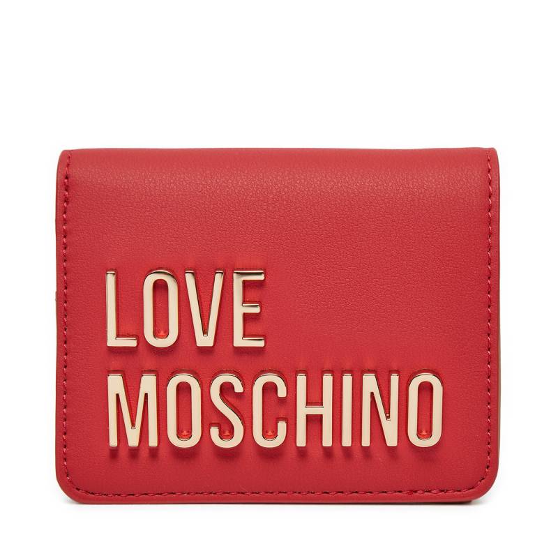 Kleine Damen Geldbörse LOVE MOSCHINO JC5612PP1LKD0500 Rot von Love Moschino