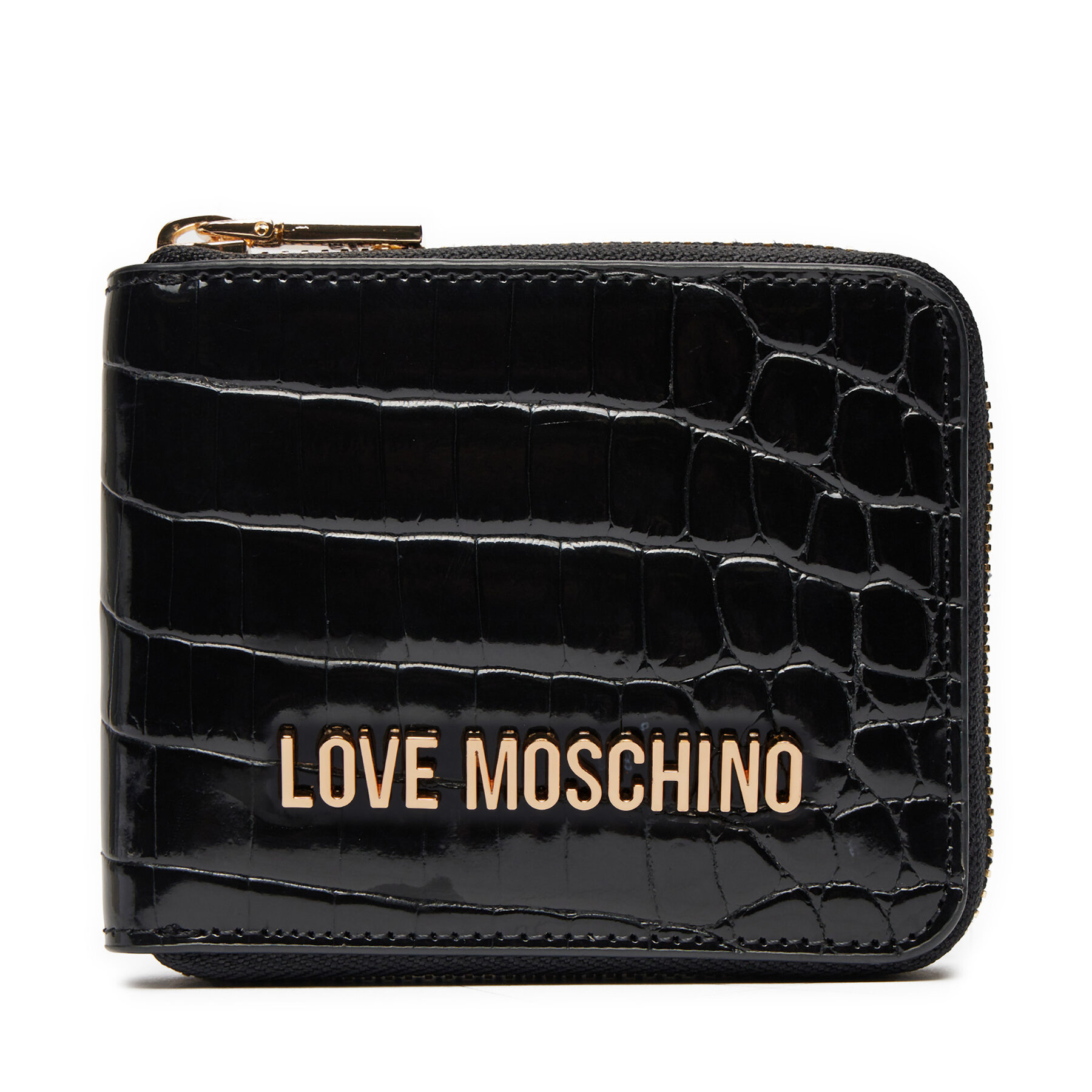 Kleine Damen Geldbörse LOVE MOSCHINO JC5639PP0LKJ0000 Schwarz von Love Moschino