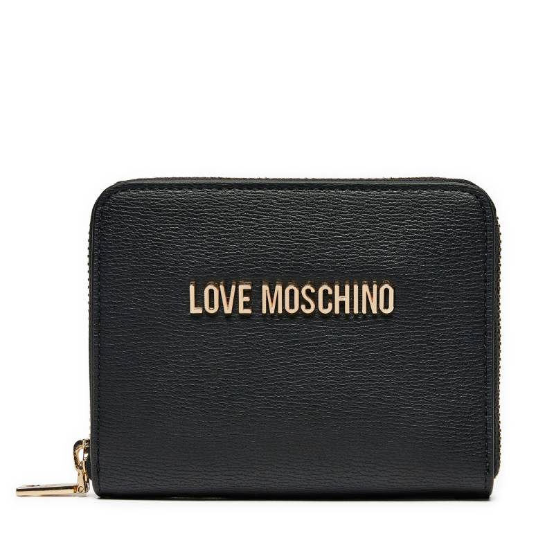 Kleine Damen Geldbörse LOVE MOSCHINO JC5702PP0LLD0000 Schwarz von Love Moschino