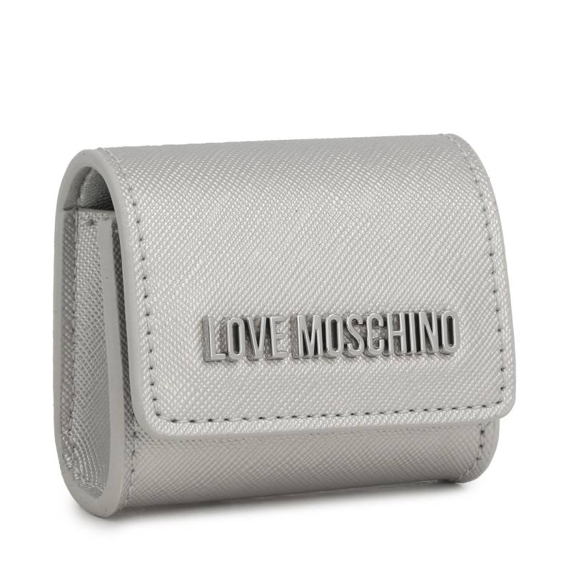 Kopfhörer-Hülle LOVE MOSCHINO JC6451PP4IK2390B Silberfarben von Love Moschino