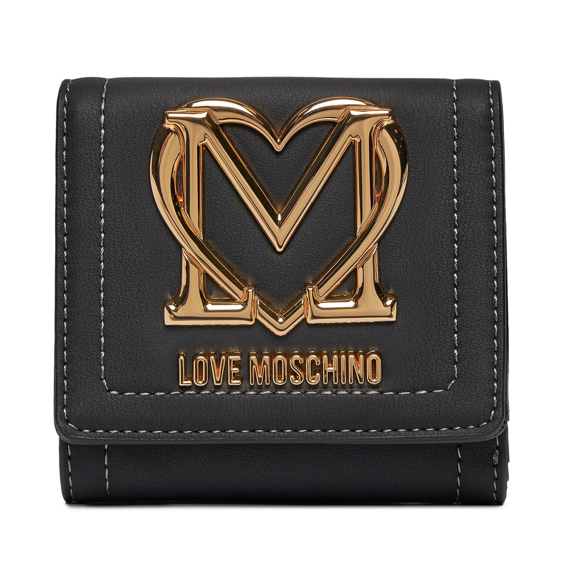 Kreditkartenetui LOVE MOSCHINO JC5723PP0HKG0000 Schwarz von Love Moschino