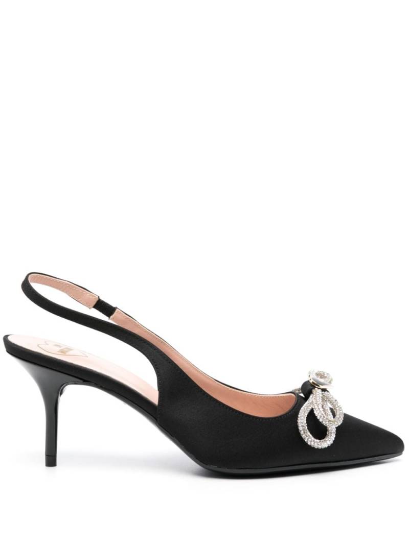 Love Moschino 80mm bow-detailing pumps - Black von Love Moschino