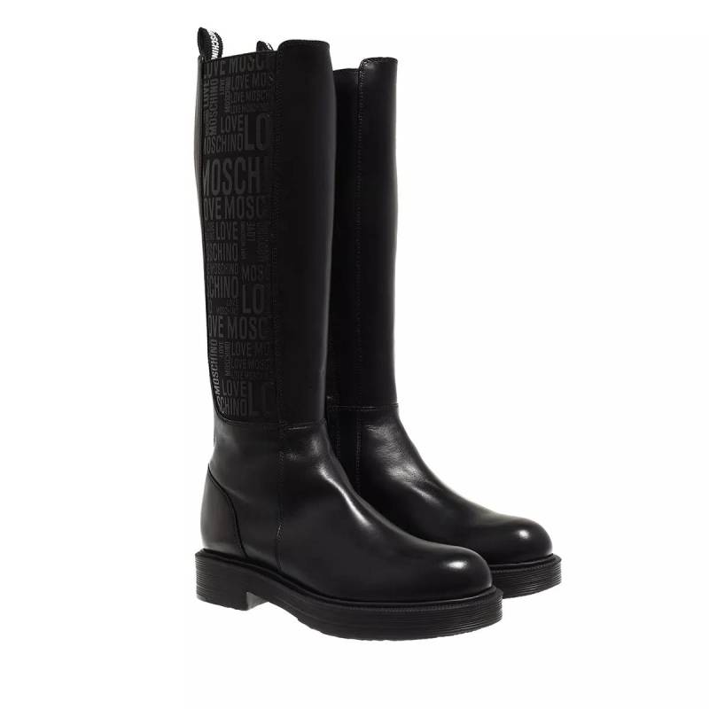 Love Moschino Boots & Stiefeletten - Stivaled.City40 Vitello - Gr. 41 (EU) - in Schwarz - für Damen von Love Moschino