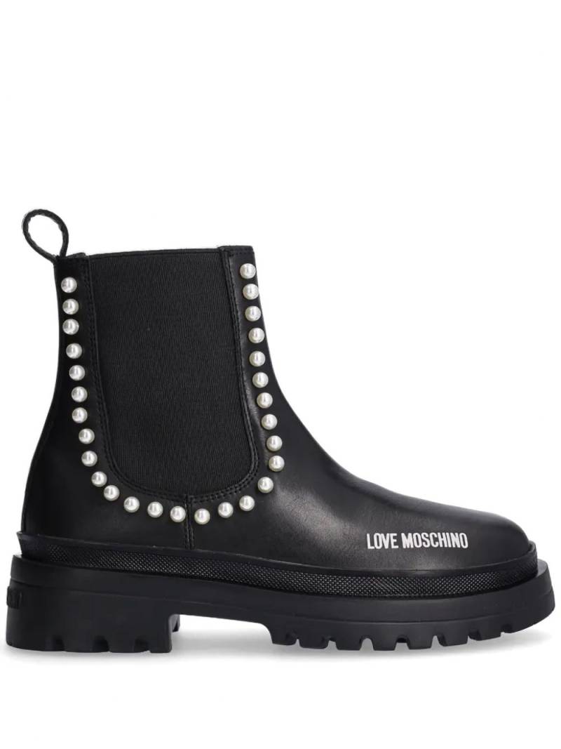 Love Moschino Ghete boots - Black von Love Moschino