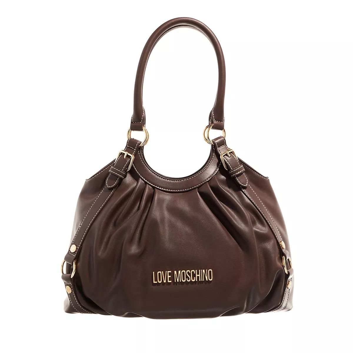 Love Moschino Handtasche - Belted - Gr. unisize - in Braun - für Damen von Love Moschino